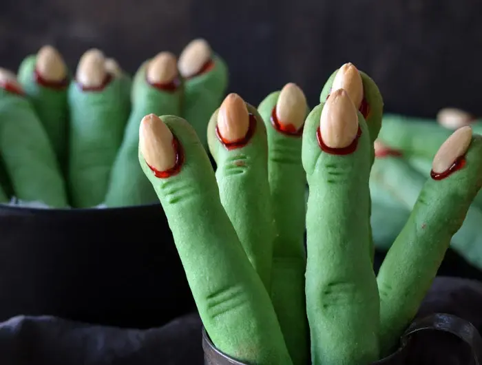 Boszorkány ujj süti halloweenre