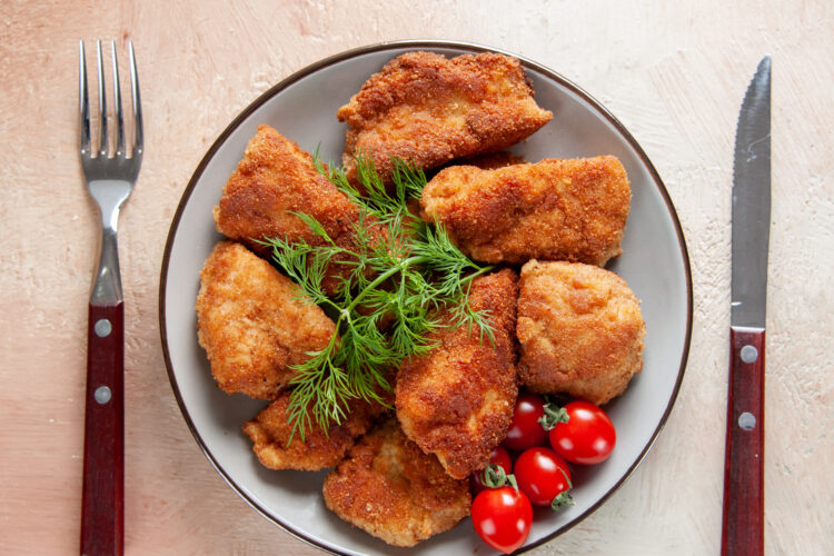 rántott csirke csíkok recept