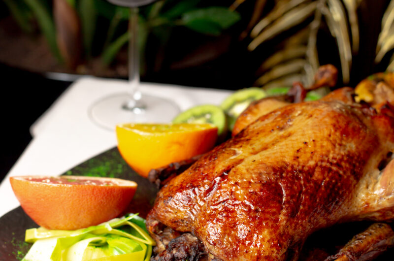 Egyben sült kacsa jus mártással